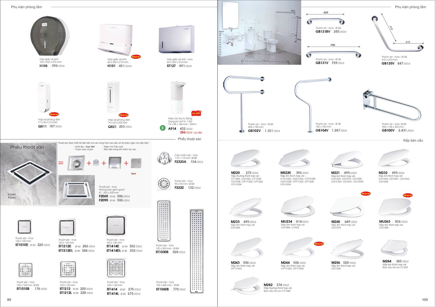 Catalogue và Bảng giá Thiết bị vệ sinh Caesar mới nhất 2024 - 2025 /Page 50